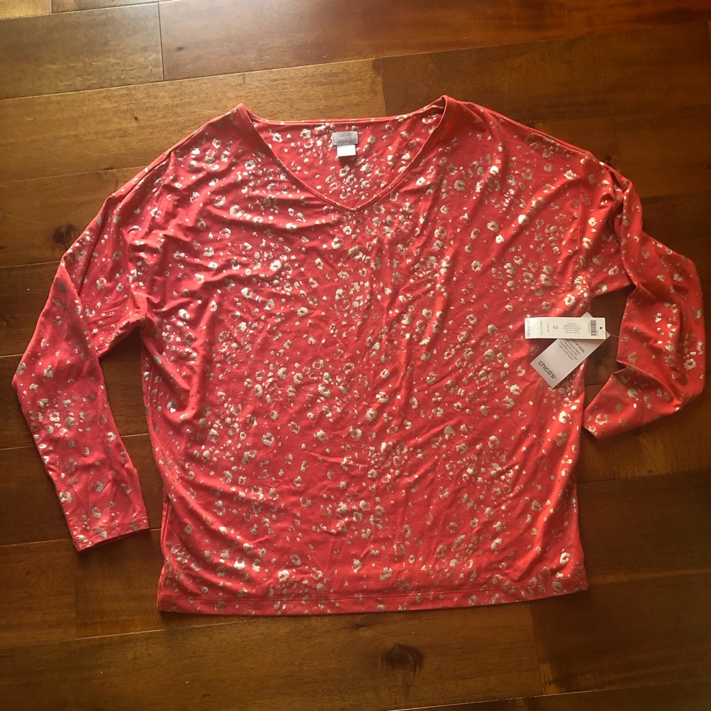NWT Chicos top size 2 (L)